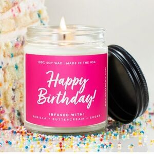 Birthday Soy Wax Candle